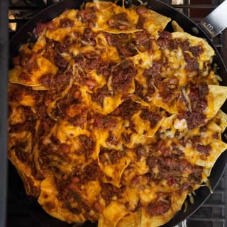 Chili and Cheese Nachos